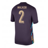 England Kyle Walker #2 Replika Bortatröja EM 2024 Kortärmad